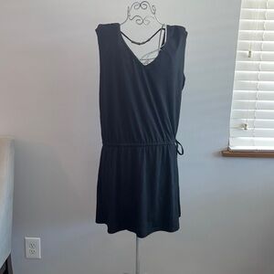 Hount Women's Beach Swimsuit Cover up Deep V-Neck Short Mini Dress Beach Skirt